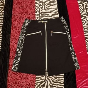 Jamie sadock black cyber skirt pants